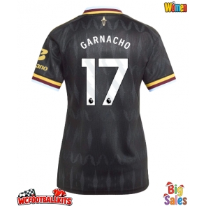 Aston Villa Alejandro Garnacho #17 Replica Away Stadium Shirt for Women 2026-27 Short Sleeve
